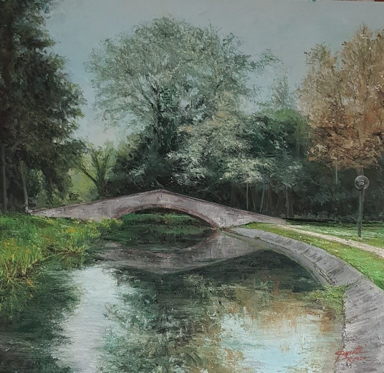 279 ponte del principe acrilico su compensato 59x57 2020