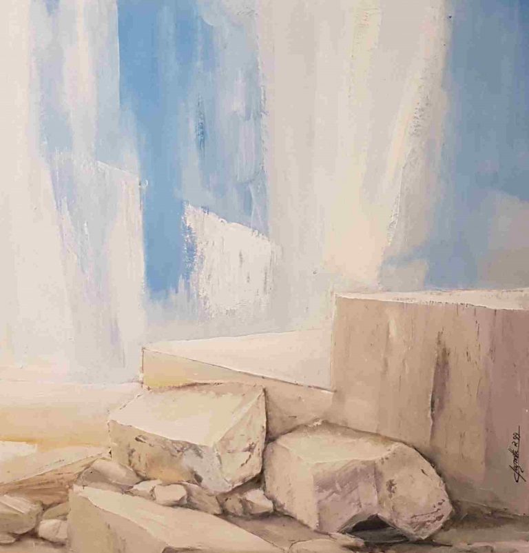 Estate- acrilco su compensato cm 60x65