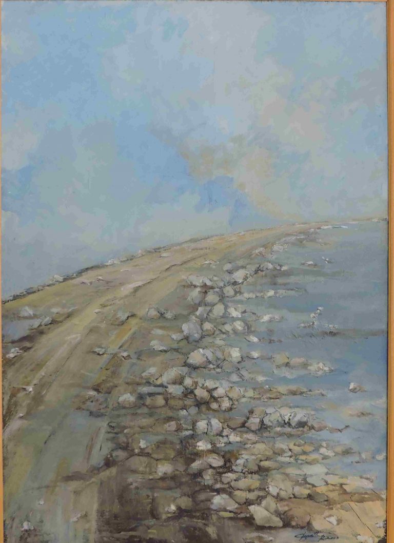 Sempre più avanti -acrilico su faesite - cm 100x70 n°228